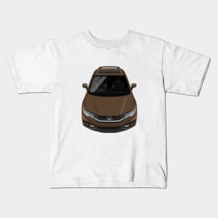 Civic SI 9th gen 2011-2014 - Brown Kids T-Shirt